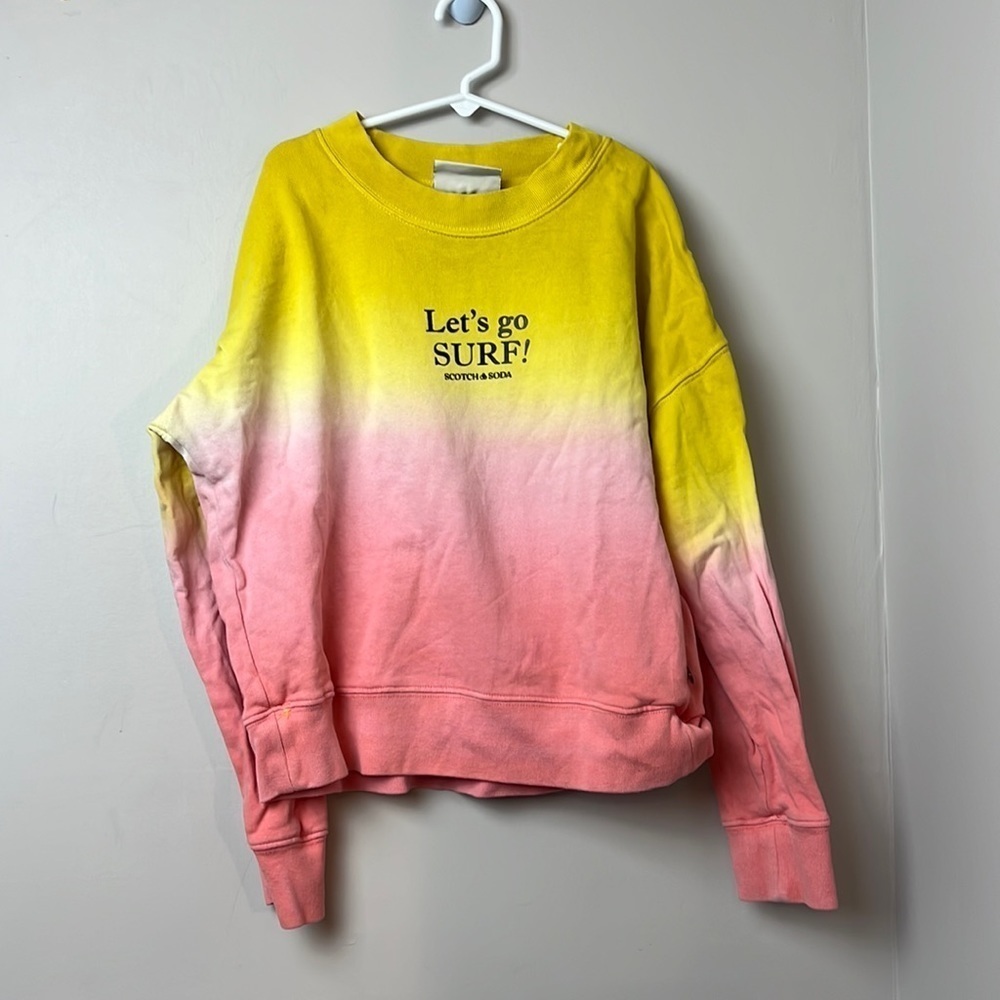 Scotch & soda sweatshirt let’s go surf